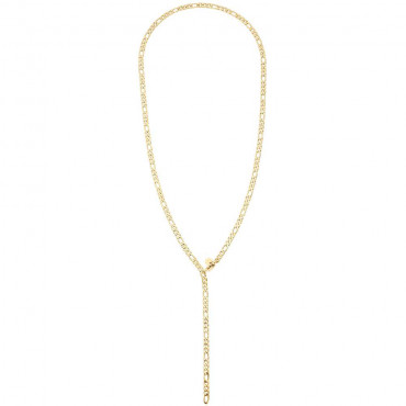 Damen Halskette/ Colllier aus Edelstahl, vergoldet (4056874024358)