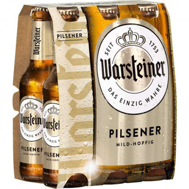 Premium Pilsener Bier, Langhals, 4,8 % (6x 0,330 Liter)