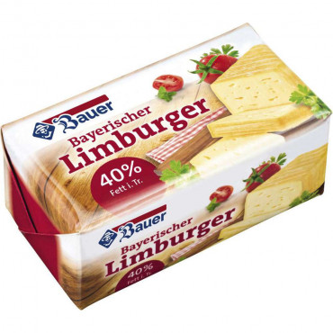 Bayrischer Limburger Weichkäse, 40% Fett