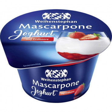 Mascarpone Joghurt, Erdbeere