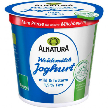 Bio Joghurt mild 1,5% Fett