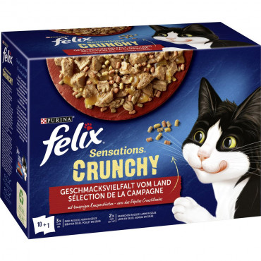 Katzen-Nassfutter Sensations Crunchy, Fleischvielfalt