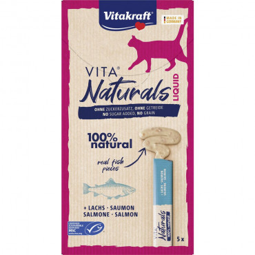 Katzen-Snack, Vita Naturals, Liquid, Lachs