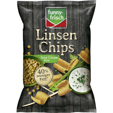 Linsen Chips, Sour Cream