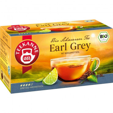 Bio Schwarzer Tee Earl Grey, spritzig aromatisch