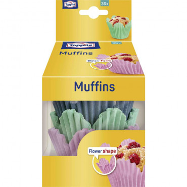 Mini-MuffinBackförmchen, Blütenform