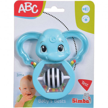 Baby-Spielzeug rasselnder Spiegelelefant