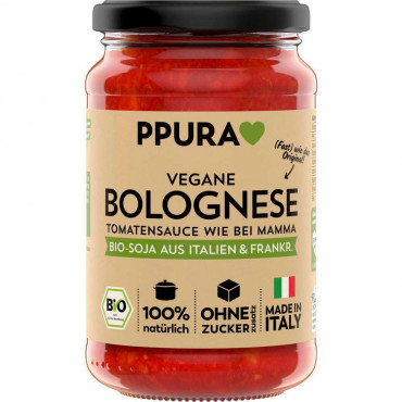 Bio vegane Bolognese mit Soja