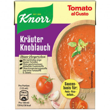 Tomato al Gusto, Kräuter/Knoblauch
