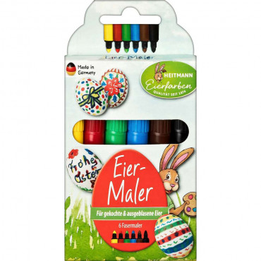 Eierfarbe, Eier-Maler, 6 Stück