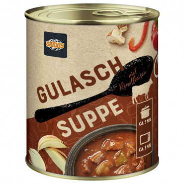 Gulaschsuppe, Rindfleisch