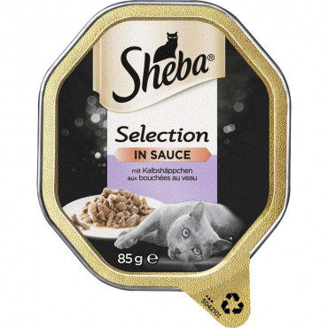 Katzen-Nassfutter Selection in Sauce mit Kalbshäppchen