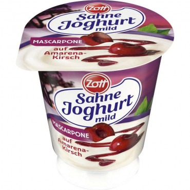 Sahnejoghurt, Mascarpone Duett, Amarena-Kirsch