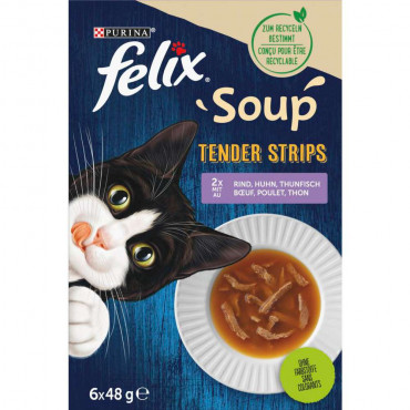 Katzen-Nassfutter, Soup Tender Strips