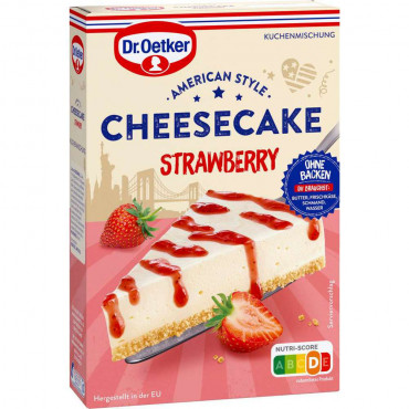 Backmischung American Style, Cheese Cake, Erdbeere