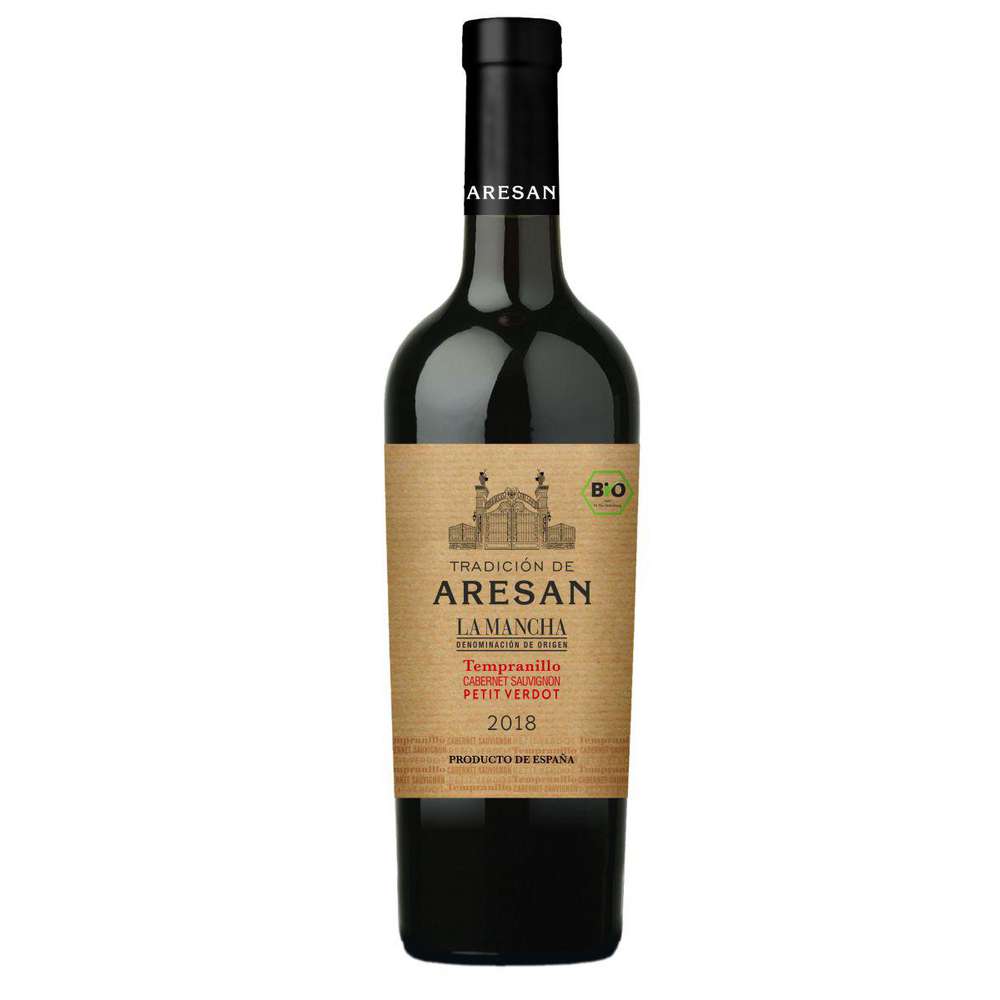 Tradicion de Aresan, Bio, ⮞ Vegan, Globus Rotwein von Aresan