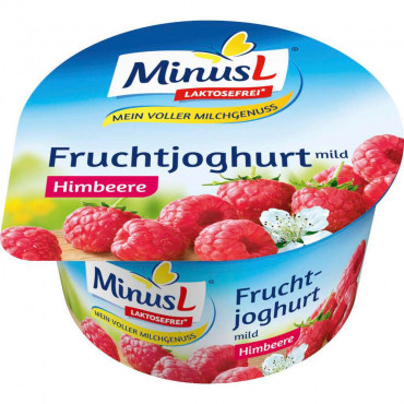 Fruchtjoghurt 3,8% Fett, Himbeere, laktosefrei
