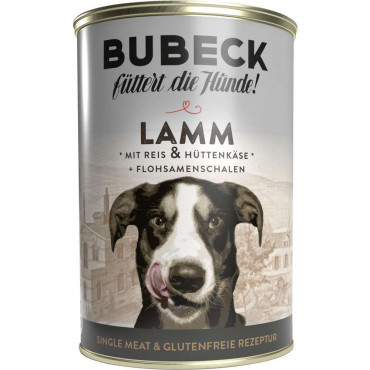 Hunde-Nassfutter Lamm, Reis/Hüttenkäse