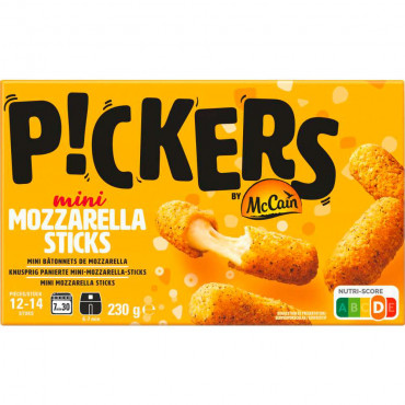 Mini Mozzarella Sticks Pickers, tiefgekühlt