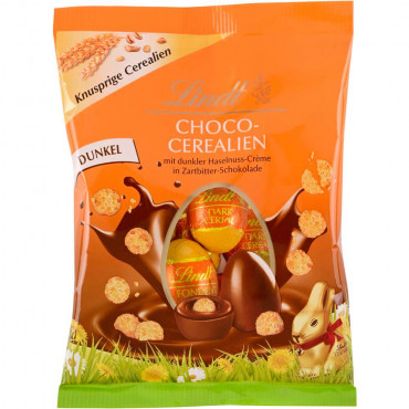 Schoko-Ostereier, Choco-Cerealien, Haselnuss/Dunkel