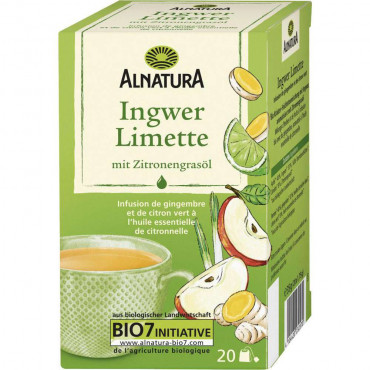 Bio Tee, Ingwer-Limette