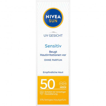 UV Gesichtscreme Sensitiv, LSF 50