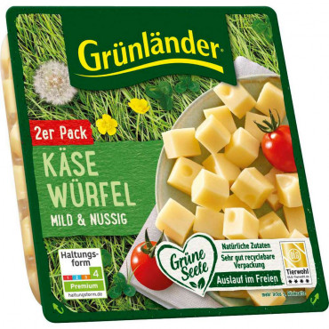 Käse Würfel, Mild/Nussig