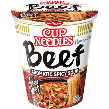Nudelsuppe Cup Noodles, Rind