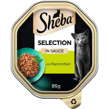 Katzen-Nassfutter - Selection in Sauce mit Kaninchenhäppchen