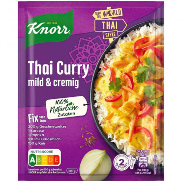 Fix-Würzmischung, Thai-Curry mild & cremig