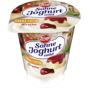 Sahnejoghurt, Kirsch Panna Cotta