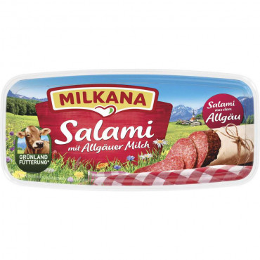 Schmelzkäse Salami von Sie Globus Schauen vorbei | ⮞ Milkana