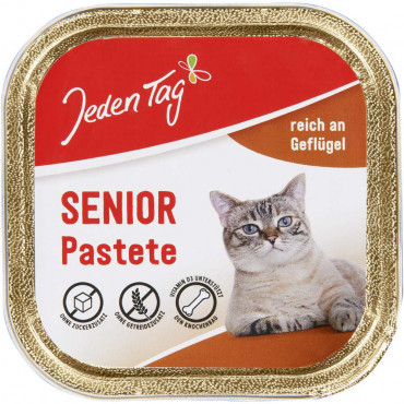Katzen-Nassfutter Pastete Senior, Geflügel