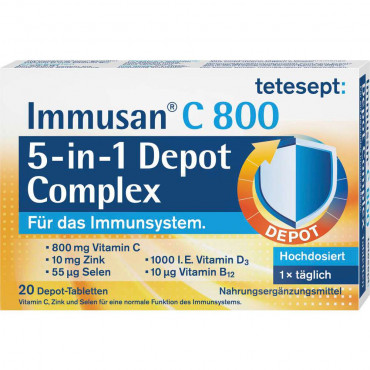 Immusan C 800, 5 in 1 Abwehr Complex Tabletten