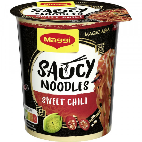 Fertiggericht "Magic Asia, Saucy Noodles", Sweet Chili von Maggi