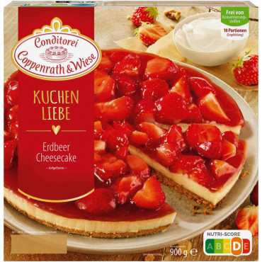 Erdbeer Cheesecake, tiefgekühlt