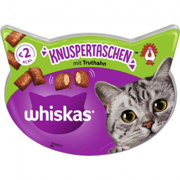 Katzen-Snacks Knuspertaschen, Pute