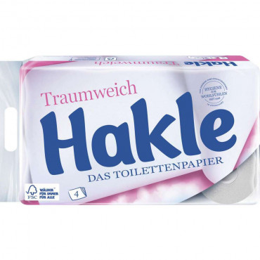 Toilettenpapier Traumweich, 4-lagig von Hakle ⮞ Globus