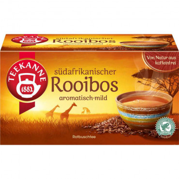 Rotbusch-Tee südafrikanischer Rooibos, aromatisch-mild