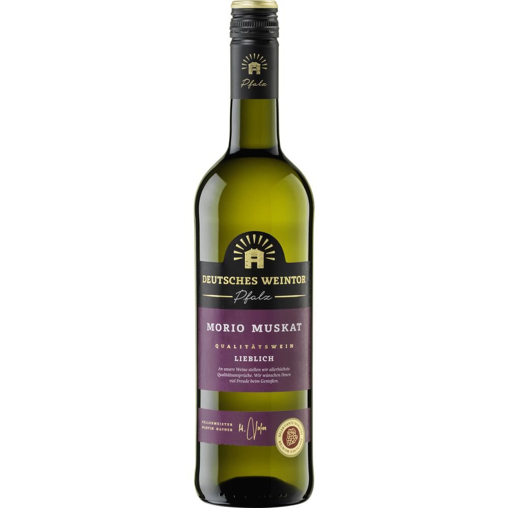 Morio-Muskat Exklusiv-Serie von Deutsches Weißwein lieblich Pfalz DQW, Weintor