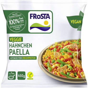 Hähnchen Paella, Vegan