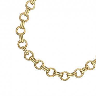 Damen Halskette aus Edelstahl, vergoldet (4056874027472)