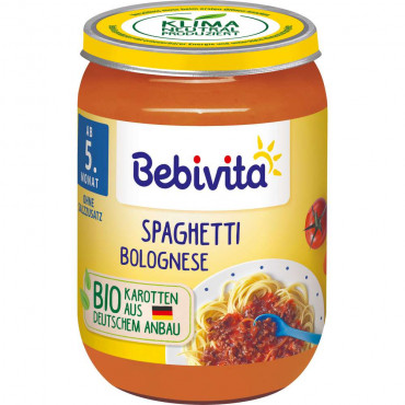Bio Babynahrung, Spaghetti Bolognese