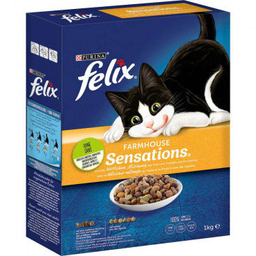 Katzenfutter Felix Sensations, Geflügel