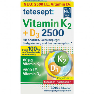 Vitamin K2+D3 2500 I.E.