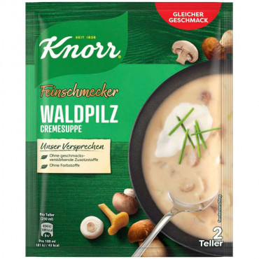 Waldpilz-Cremesuppe, Feinschmecker