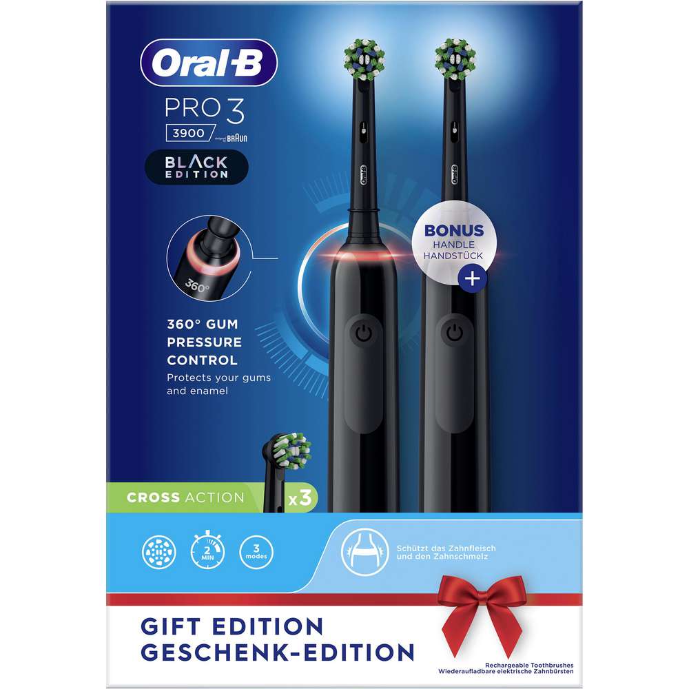 Elektronische Zahnbürste Pro 3 Black Edition Von Oral B 