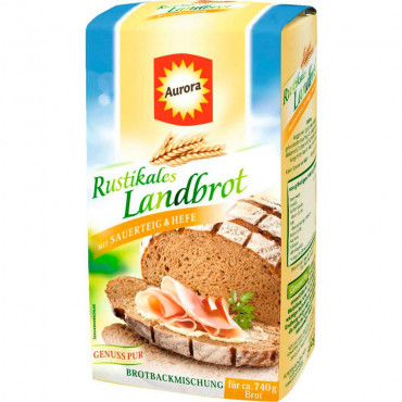 Brotbackmischung Rustikales Landbrot, Sauerteig & Hefe