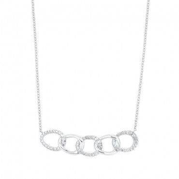 Damen Halskette mit Anhänger aus Silber 925 mit Zirkonia (4056867023788)