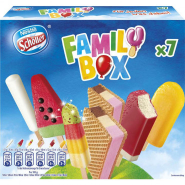 Stiel-Eis Mischung, Family Box